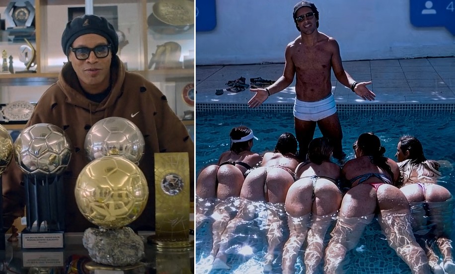 Ronaldinho Gaúcho ‘refaz’ com troféus foto polêmica com mulheres na piscina ronaldinho-gaucho-‘refaz’-com-trofeus-foto-polemica-com-mulheres-na-piscina