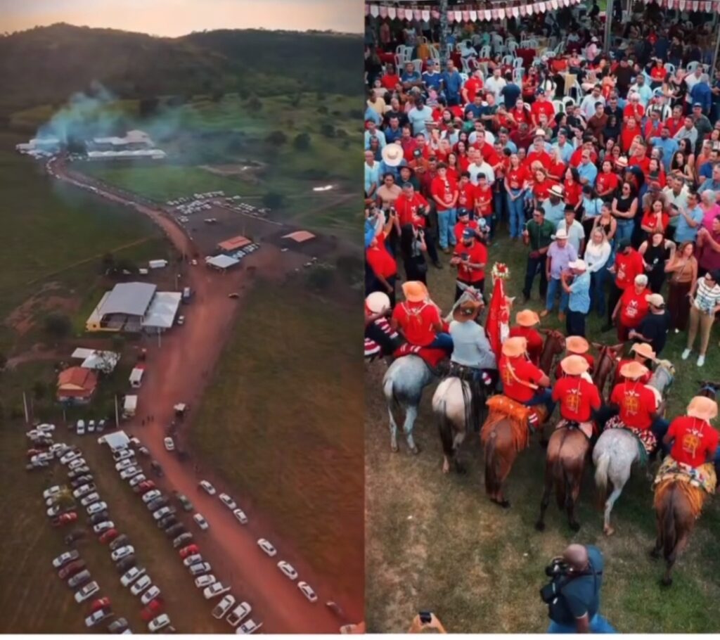 Pouso da Folia do Divino reúne milhares de devotos ,líderes de várias regiões e movimenta o cenário político.