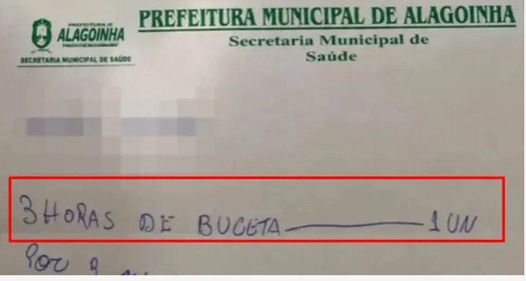 Polêmica sobre uma receita médica com palavrão é investigada: “3h de bucet*” polemica-sobre-uma-receita-medica-com-palavrao-e-investigada:-“3h-de-bucet*”