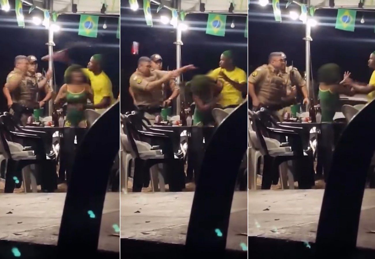 PM faz buscas por homem que arremessou lata de cerveja no rosto de policial em Palmas pm-faz-buscas-por-homem-que-arremessou-lata-de-cerveja-no-rosto-de-policial-em-palmas