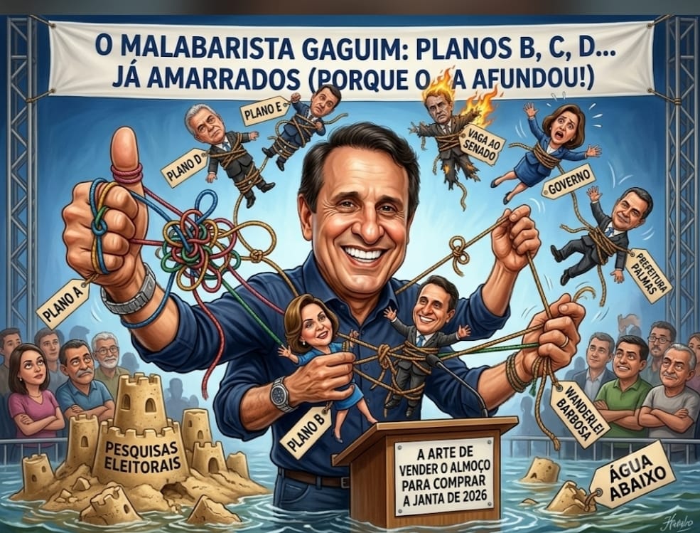 O Malabarista do Tocantins: Carlos Gaguim e a Arte de Vender o Almoço para Comprar a Janta de 2026