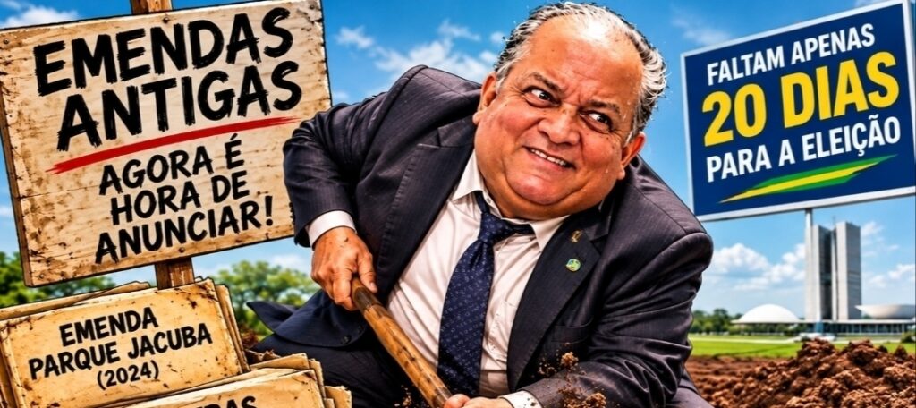 Eduardo Gomes liga o modo desespero e ressuscita emendas na reta final da eleição